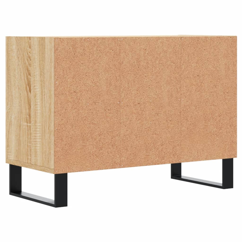 Tv-Meubel 69,5X30X50 Cm Bewerkt Hout Sonoma Eikenkleurig Sonoma eiken - Design Meubelz