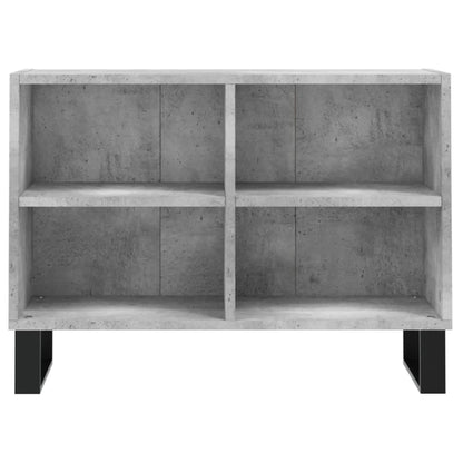 Tv-Meubel 69,5X30X50 Cm Bewerkt Hout Betongrijs Betongrijs - Design Meubelz