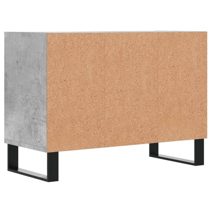 Tv-Meubel 69,5X30X50 Cm Bewerkt Hout Betongrijs Betongrijs - Design Meubelz