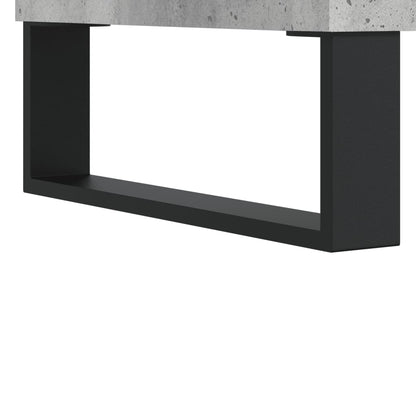 Tv-Meubel 69,5X30X50 Cm Bewerkt Hout Betongrijs Betongrijs - Design Meubelz