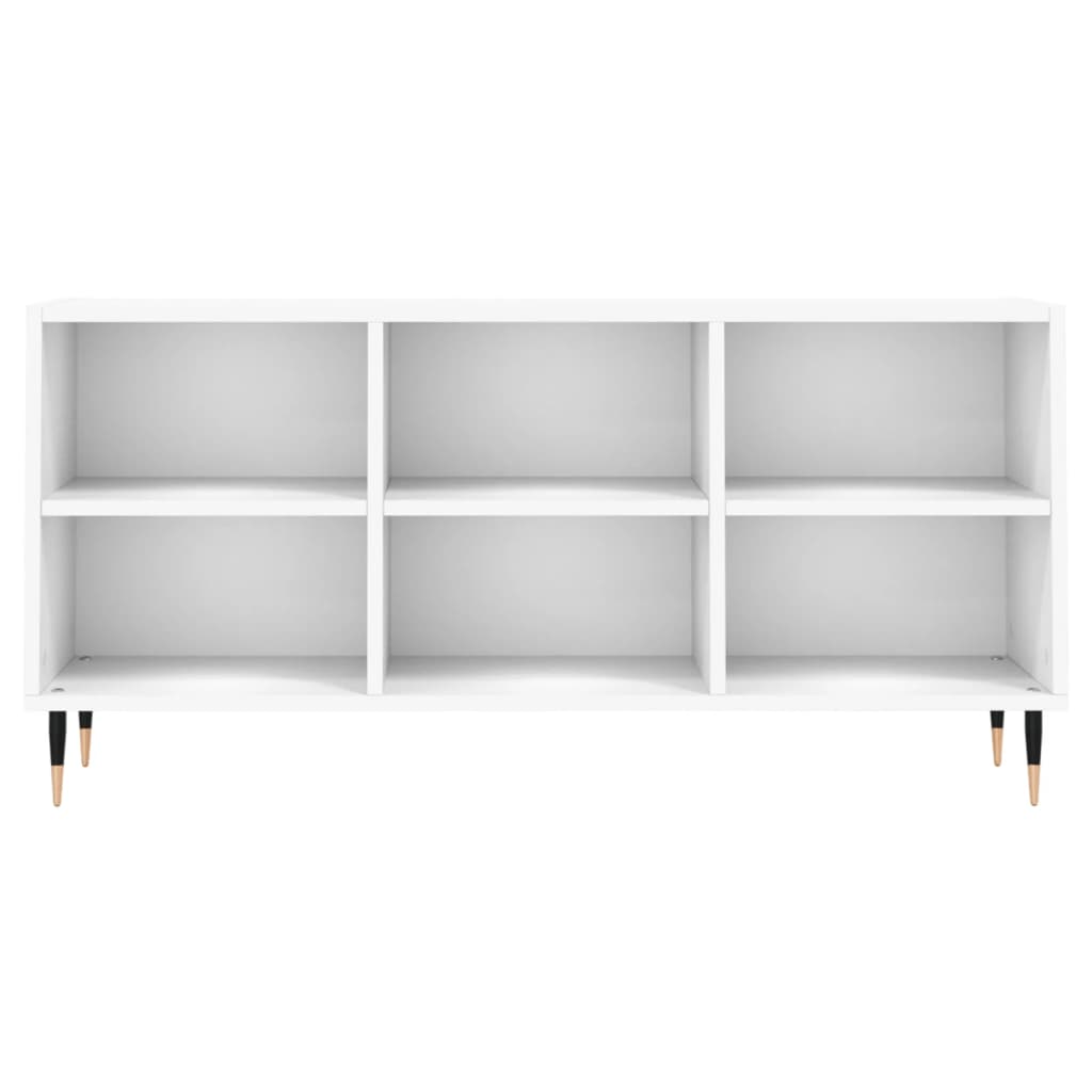 Tv-Meubel 103,5X30X50 Cm Bewerkt Hout Wit Wit - Design Meubelz