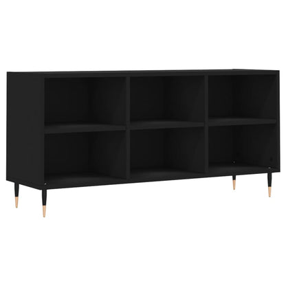 Tv-Meubel 103,5X30X50 Cm Bewerkt Hout Zwart Zwart - Design Meubelz