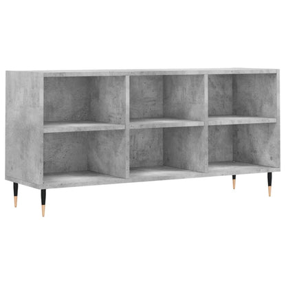 Tv-Meubel 103,5X30X50 Cm Bewerkt Hout Betongrijs Betongrijs - Design Meubelz