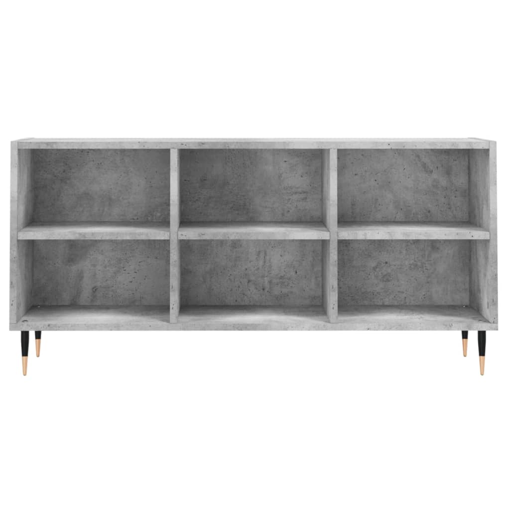 Tv-Meubel 103,5X30X50 Cm Bewerkt Hout Betongrijs Betongrijs - Design Meubelz