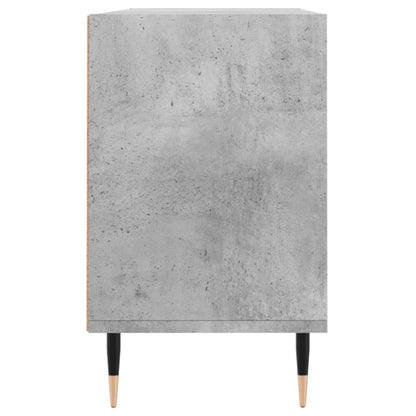 Tv-Meubel 103,5X30X50 Cm Bewerkt Hout Betongrijs Betongrijs - Design Meubelz