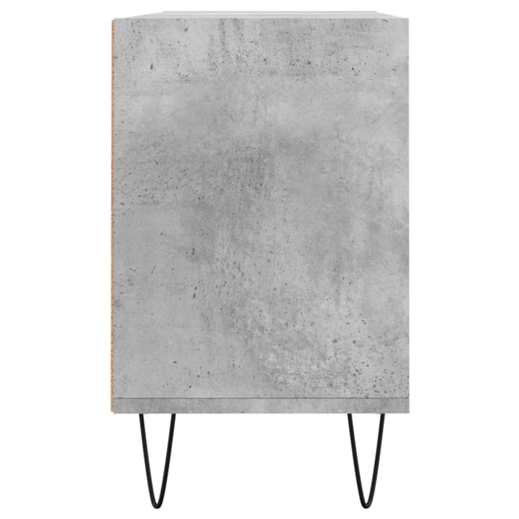 Tv-Meubel 103,5X30X50 Cm Bewerkt Hout Betongrijs Betongrijs - Design Meubelz