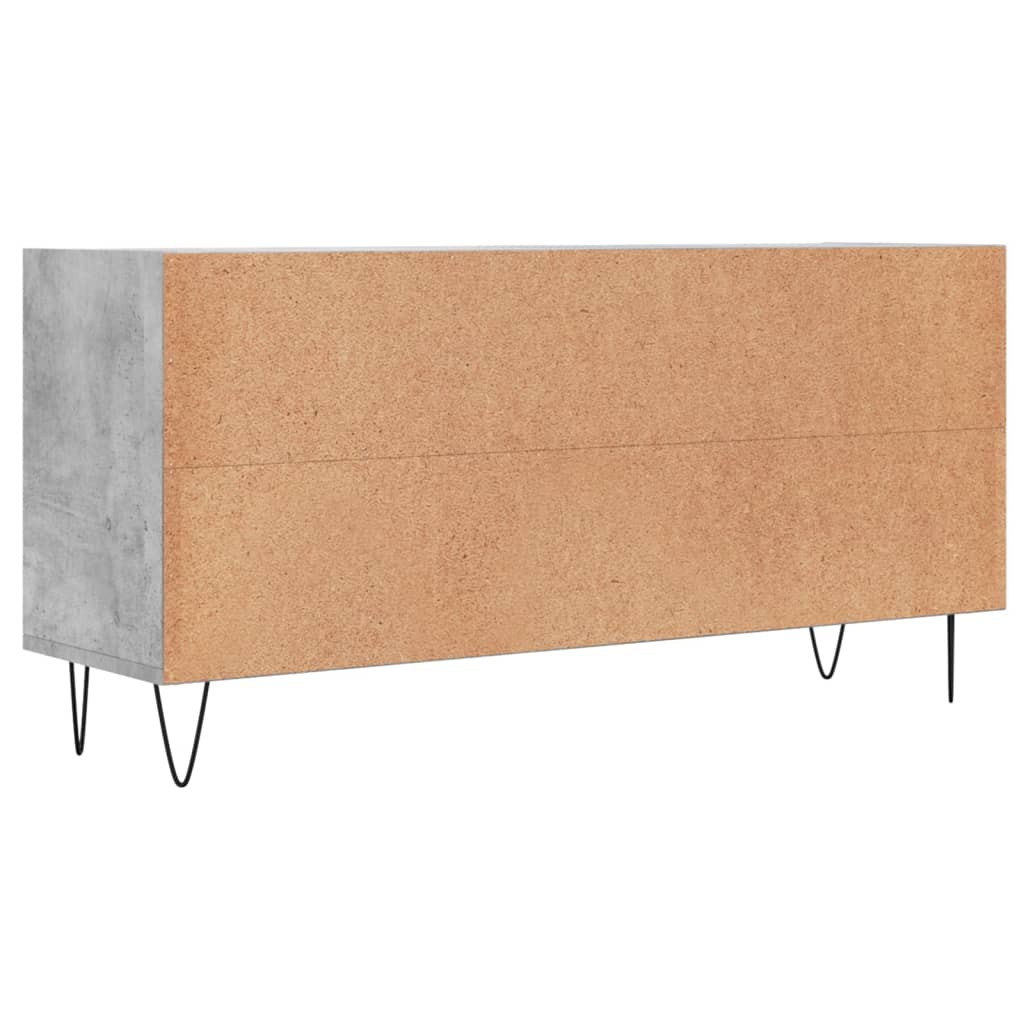 Tv-Meubel 103,5X30X50 Cm Bewerkt Hout Betongrijs Betongrijs - Design Meubelz