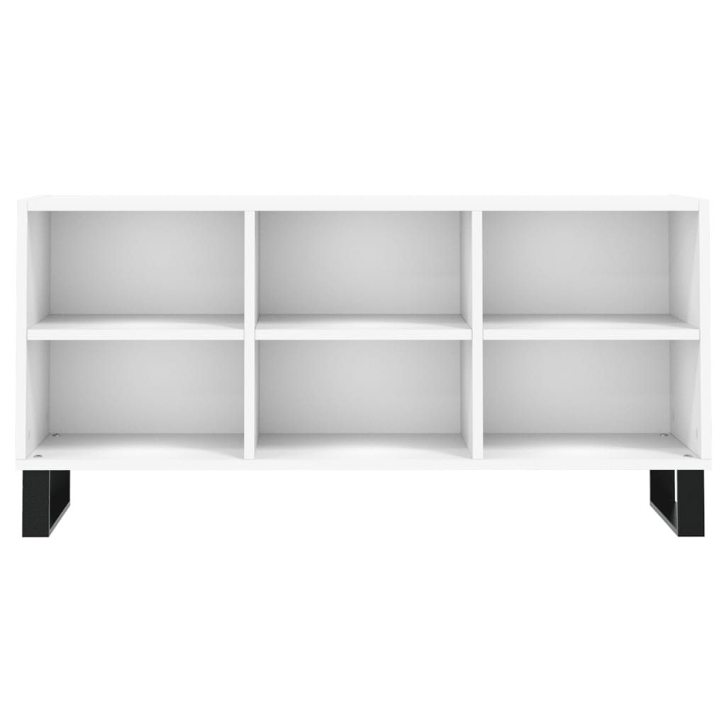 Tv-Meubel 103,5X30X50 Cm Bewerkt Hout Wit Wit - Design Meubelz