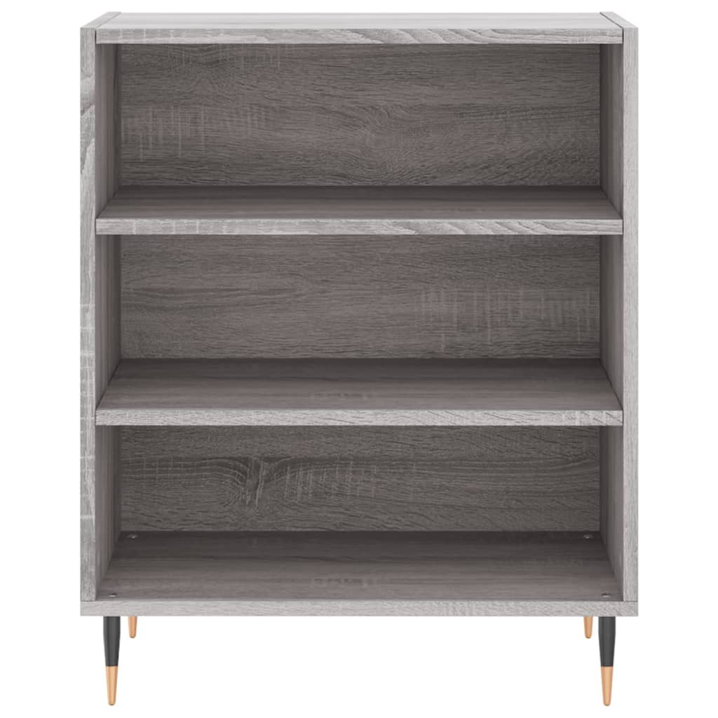 Dressoir 57X35X70 Cm Bewerkt Hout Grijs Sonoma Eikenkleurig - Design Meubelz