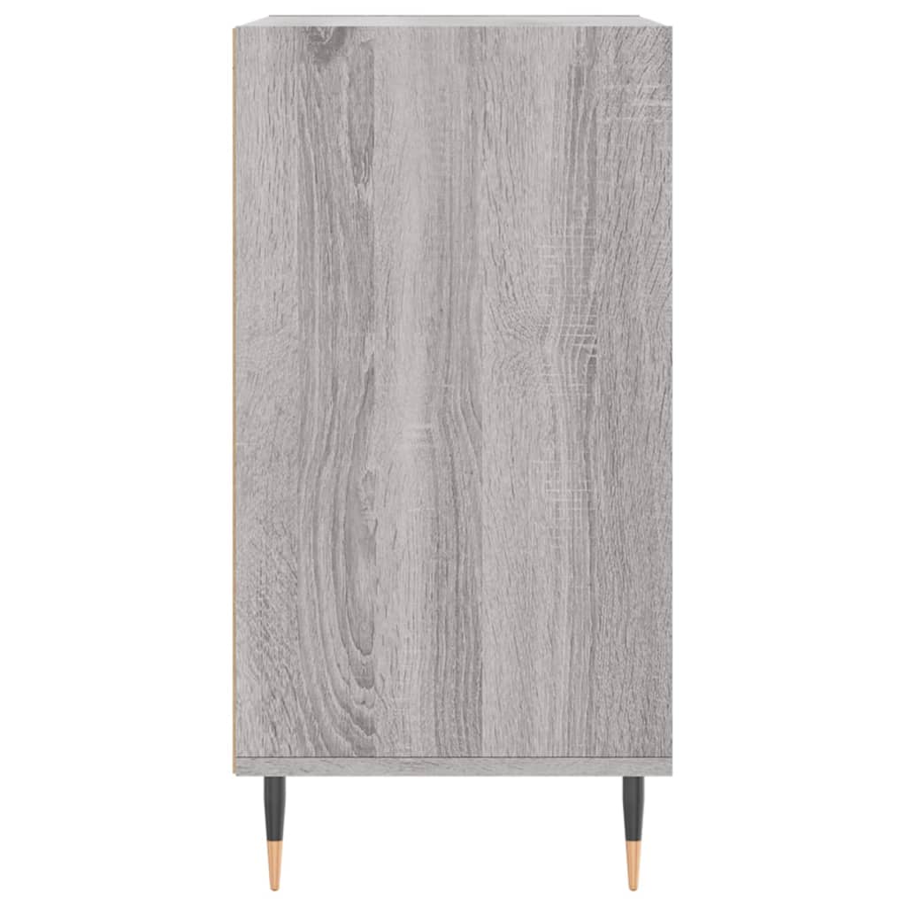 Dressoir 57X35X70 Cm Bewerkt Hout Grijs Sonoma Eikenkleurig - Design Meubelz