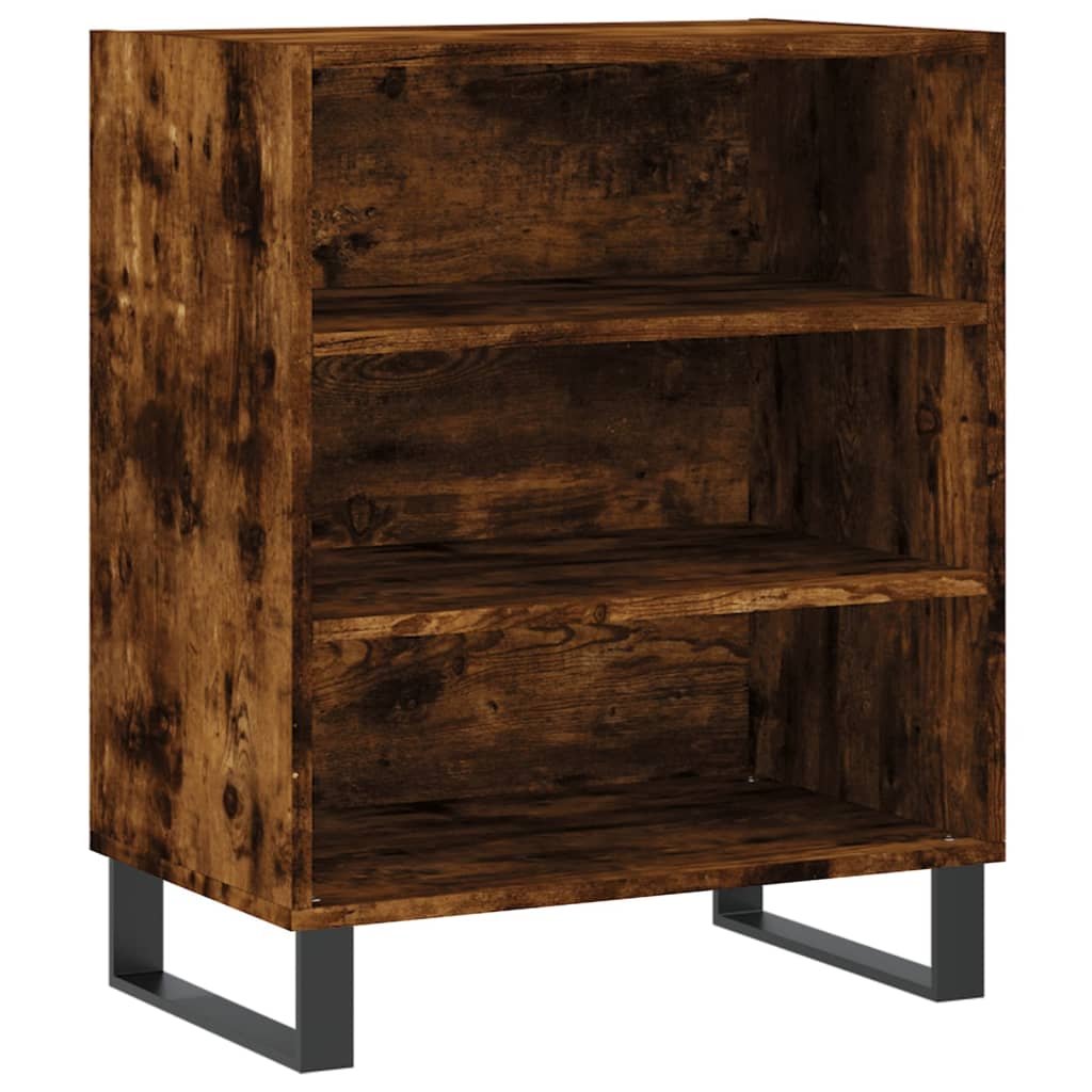 Dressoir 57X35X70 Cm Bewerkt Hout Gerookt Eikenkleurig - Design Meubelz