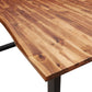Eettafel Met Natuurlijke Rand 180X90X75 Cm Massief Acaciahout - Design Meubelz