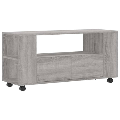 Tv-Meubel 102X34,5X43 Cm Bewerkt Hout Grijs Sonoma Eikenkleurig Grijs sonoma - Design Meubelz