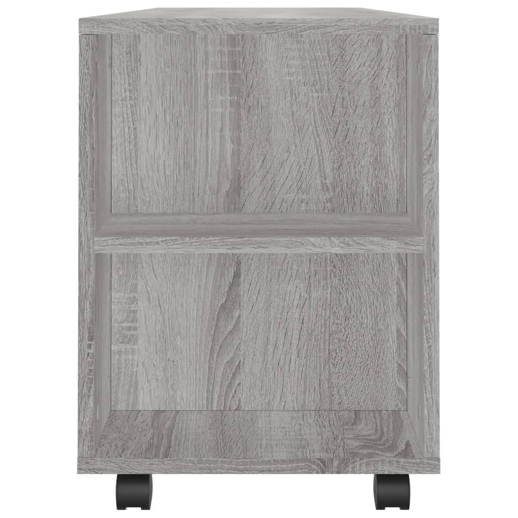 Tv-Meubel 102X34,5X43 Cm Bewerkt Hout Grijs Sonoma Eikenkleurig Grijs sonoma - Design Meubelz