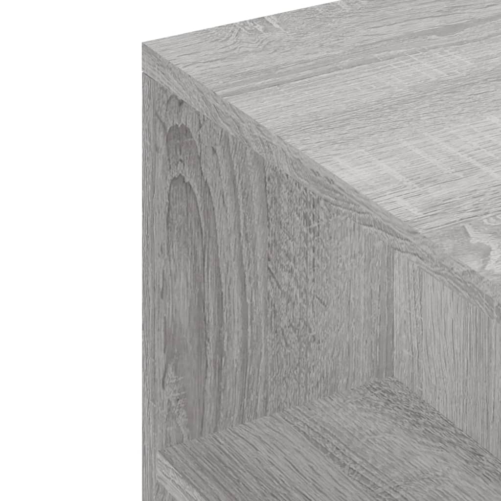 Tv-Meubel 102X34,5X43 Cm Bewerkt Hout Grijs Sonoma Eikenkleurig Grijs sonoma - Design Meubelz