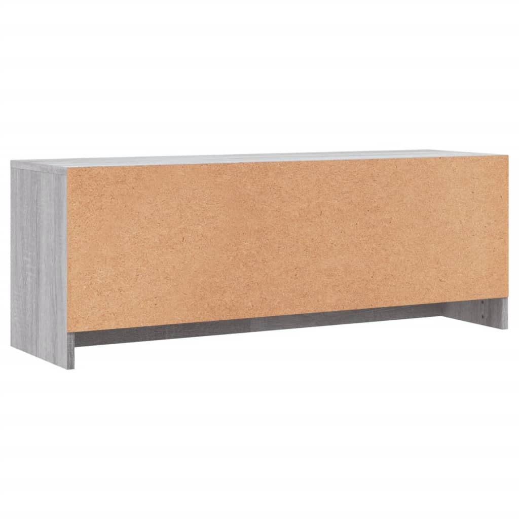 Tv-Meubel 102X30X37,5 Cm Bewerkt Hout Grijs Sonoma Eikenkleurig Grijs sonoma - Design Meubelz