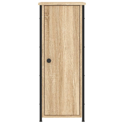 Nachtkastje 32X42X80 Cm Bewerkt Hout Sonoma Eikenkleurig - Design Meubelz