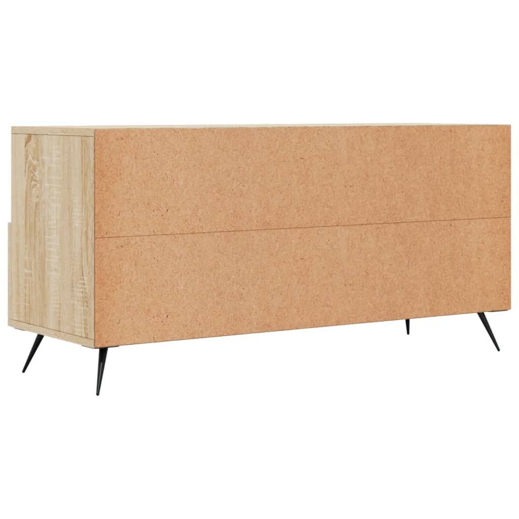 Tv-Meubel 102X36X50 Cm Bewerkt Hout Sonoma Eikenkleurig Sonoma eiken - Design Meubelz