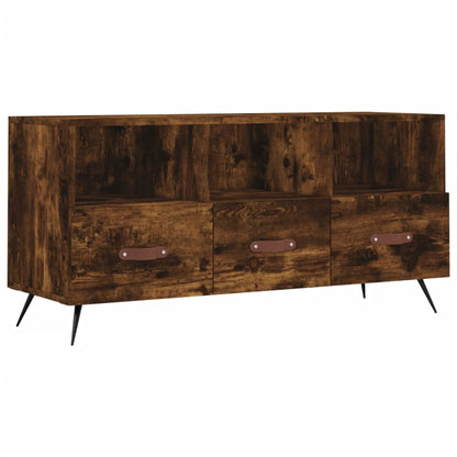 Tv-Meubel 102X36X50 Cm Bewerkt Hout Gerookt Eikenkleurig Gerookt eiken - Design Meubelz