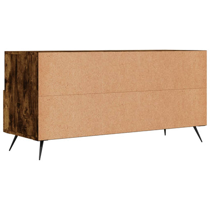 Tv-Meubel 102X36X50 Cm Bewerkt Hout Gerookt Eikenkleurig Gerookt eiken - Design Meubelz