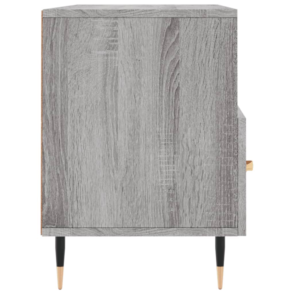 Tv-Meubel 102X36X50 Cm Bewerkt Hout Grijs Sonoma Eikenkleurig Grijs sonoma - Design Meubelz