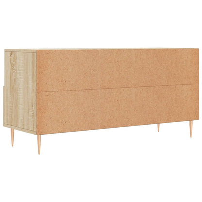 Tv-Meubel 102X36X50 Cm Bewerkt Hout Sonoma Eikenkleurig Sonoma eiken - Design Meubelz