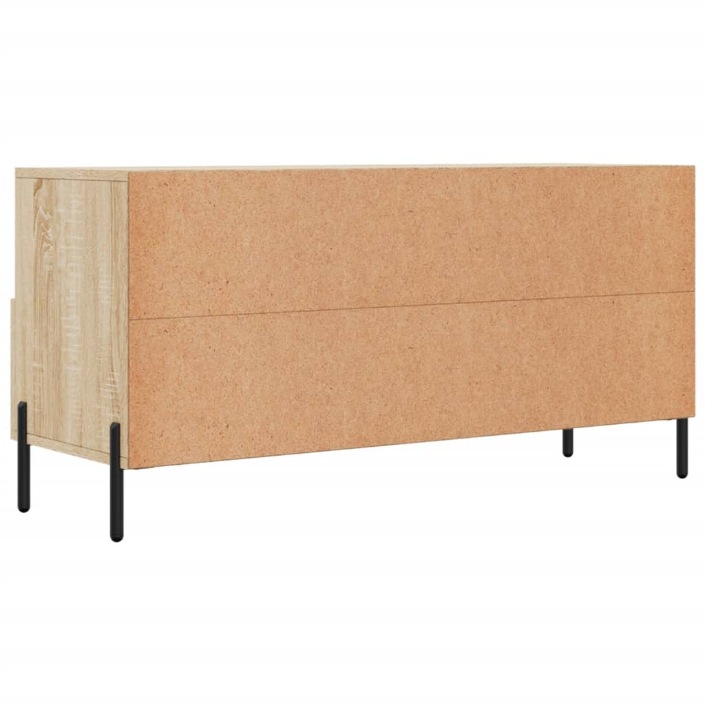 Tv-Meubel 102X36X50 Cm Bewerkt Hout Sonoma Eikenkleurig Sonoma eiken - Design Meubelz