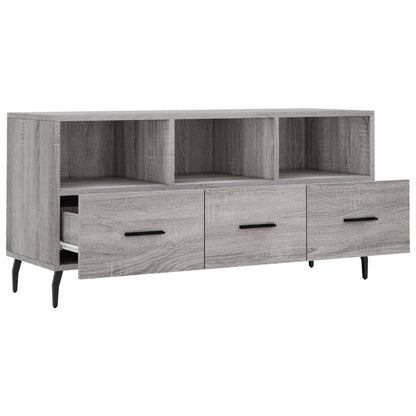 Tv-Meubel 102X36X50 Cm Bewerkt Hout Grijs Sonoma Eikenkleurig Grijs sonoma - Design Meubelz