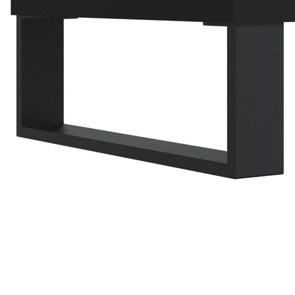 Tv-Meubel 102X36X50 Cm Bewerkt Hout Zwart Zwart - Design Meubelz