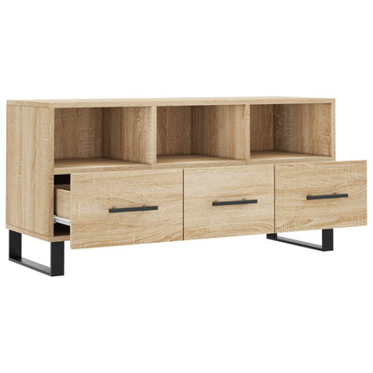 Tv-Meubel 102X36X50 Cm Bewerkt Hout Sonoma Eikenkleurig Sonoma eiken - Design Meubelz