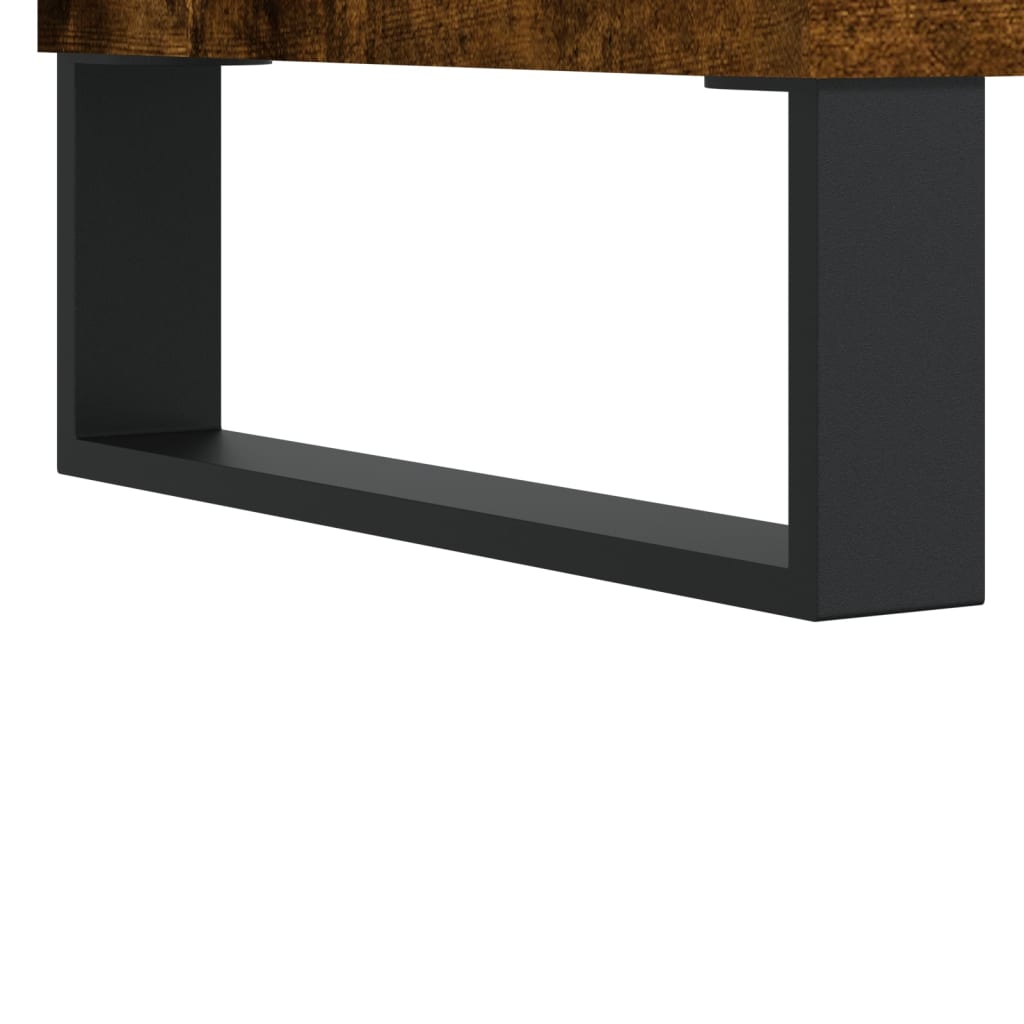 Tv-Meubel 102X36X50 Cm Bewerkt Hout Gerookt Eikenkleurig Gerookt eiken - Design Meubelz