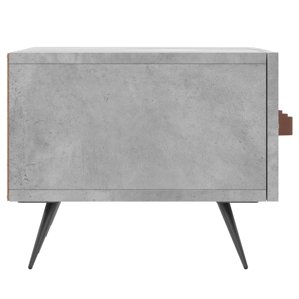 Tv-Meubel 150X36X30 Cm Bewerkt Hout Betongrijs Betongrijs - Design Meubelz