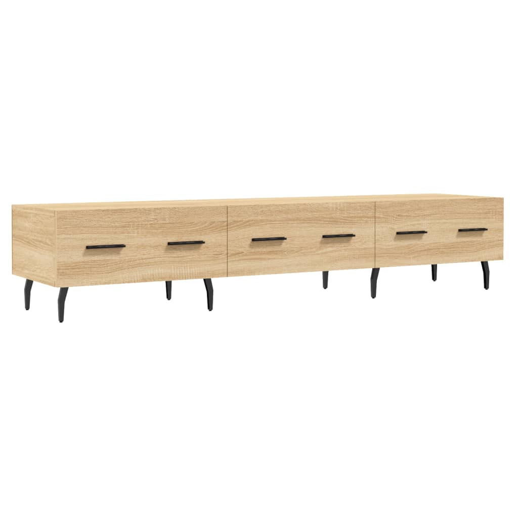 Tv-Meubel 150X36X30 Cm Bewerkt Hout Sonoma Eikenkleurig Sonoma eiken - Design Meubelz