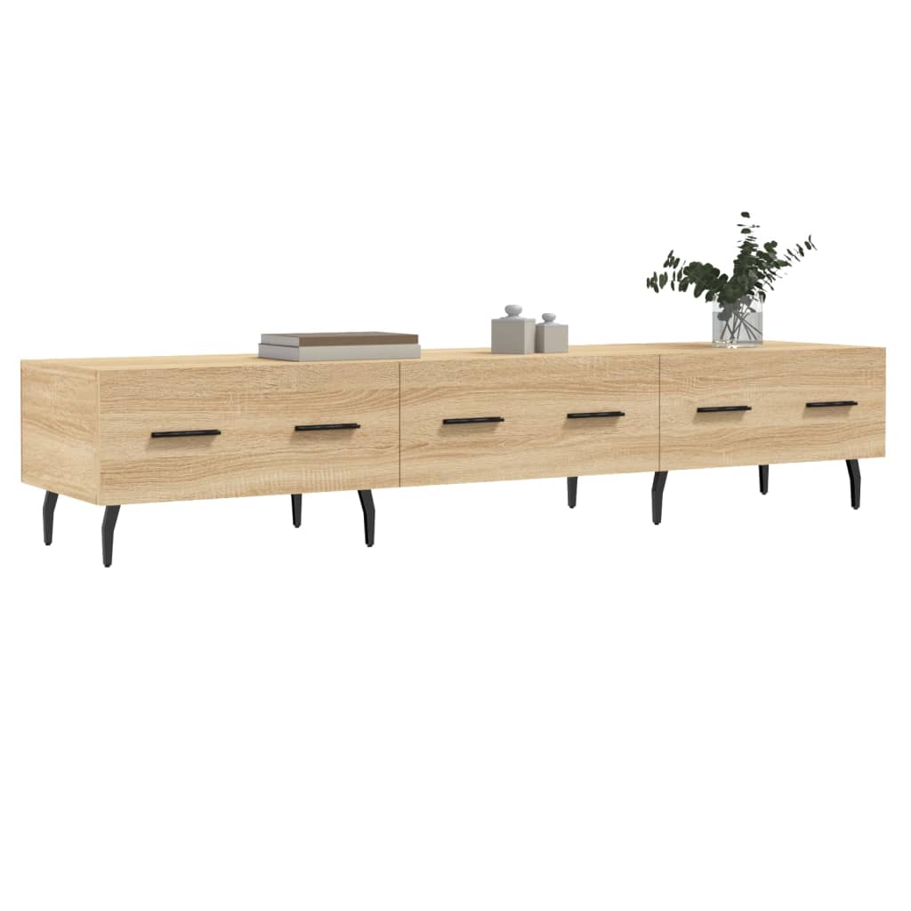 Tv-Meubel 150X36X30 Cm Bewerkt Hout Sonoma Eikenkleurig Sonoma eiken - Design Meubelz