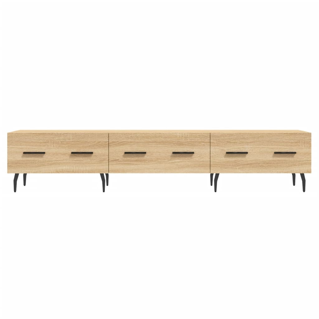 Tv-Meubel 150X36X30 Cm Bewerkt Hout Sonoma Eikenkleurig Sonoma eiken - Design Meubelz