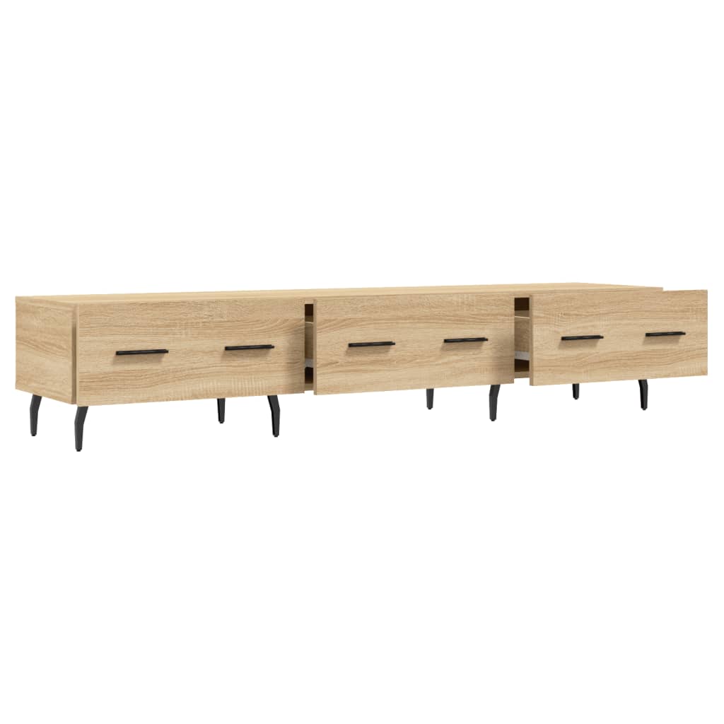 Tv-Meubel 150X36X30 Cm Bewerkt Hout Sonoma Eikenkleurig Sonoma eiken - Design Meubelz