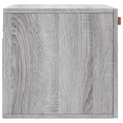 Wandkast 60X36,5X35 Cm Bewerkt Hout Grijs Sonoma Eikenkleurig - Design Meubelz