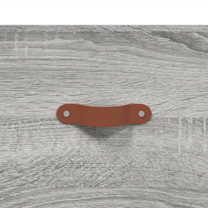 Wandkast 60X36,5X35 Cm Bewerkt Hout Grijs Sonoma Eikenkleurig - Design Meubelz