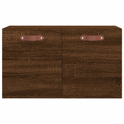 Wandkast 60X36,5X35 Cm Bewerkt Hout Bruineikenkleurig - Design Meubelz