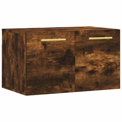 Wandkast 60X36,5X35 Cm Bewerkt Hout Gerookt Eikenkleurig - Design Meubelz