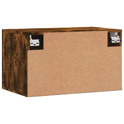 Wandkast 60X36,5X35 Cm Bewerkt Hout Gerookt Eikenkleurig - Design Meubelz