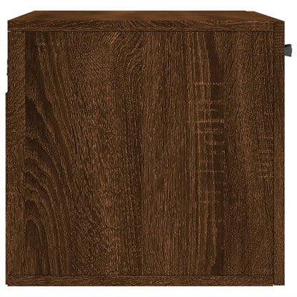 Wandkast 60X36,5X35 Cm Bewerkt Hout Bruineikenkleurig - Design Meubelz