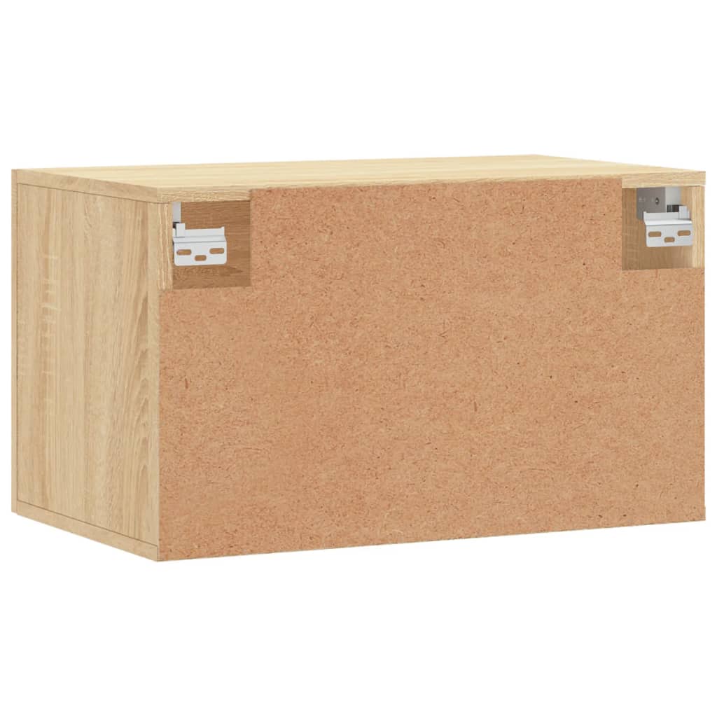 Wandkast 60X36,5X35 Cm Bewerkt Hout Sonoma Eikenkleurig - Design Meubelz