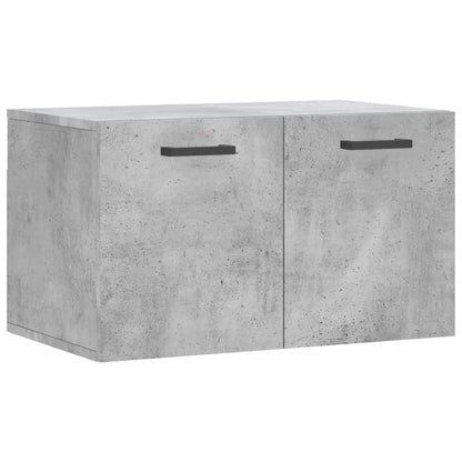 Wandkast 60X36,5X35 Cm Bewerkt Hout Betongrijs - Design Meubelz