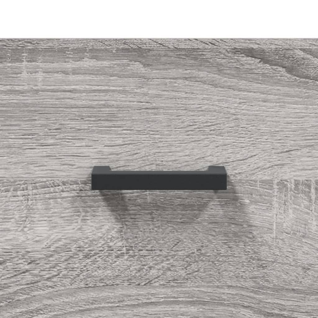 Wandkast 60X36,5X35 Cm Bewerkt Hout Grijs Sonoma Eikenkleurig - Design Meubelz