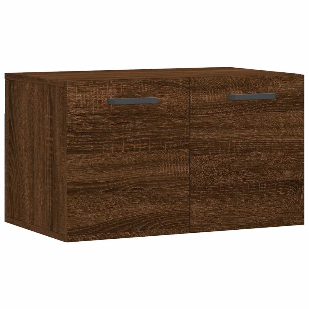 Wandkast 60X36,5X35 Cm Bewerkt Hout Bruineikenkleurig - Design Meubelz