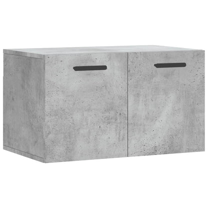 Wandkast 60X36,5X35 Cm Bewerkt Hout Betongrijs - Design Meubelz