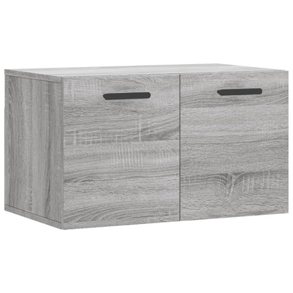 Wandkast 60X36,5X35 Cm Bewerkt Hout Grijs Sonoma Eikenkleurig - Design Meubelz