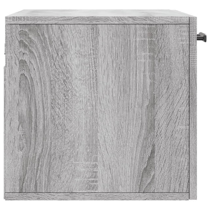 Wandkast 60X36,5X35 Cm Bewerkt Hout Grijs Sonoma Eikenkleurig - Design Meubelz