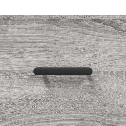 Wandkast 60X36,5X35 Cm Bewerkt Hout Grijs Sonoma Eikenkleurig - Design Meubelz